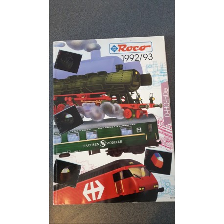 Roco folders - flyers - informatie - Catalogus O-H0-Hoe 1992/93