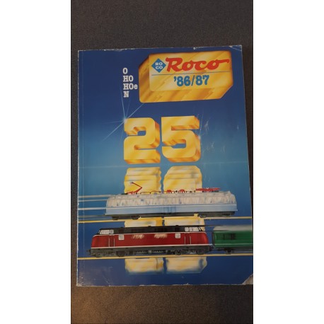 Roco folders - flyers - informatie - Catalogus O-H0-Hoe-N '86/87