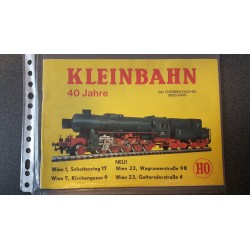 Kleinbahn folders - flyers - informatie - Catalogus 40 Jahre