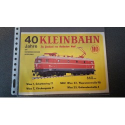 Kleinbahn folders - flyers - informatie - Catalogus 40 Jahre