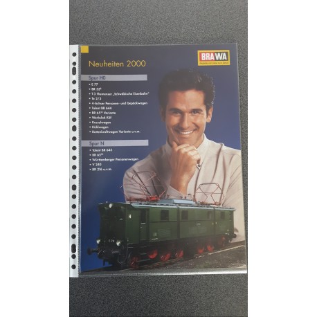 Brawa folders - flyers - informatie - Neuheiten 2000