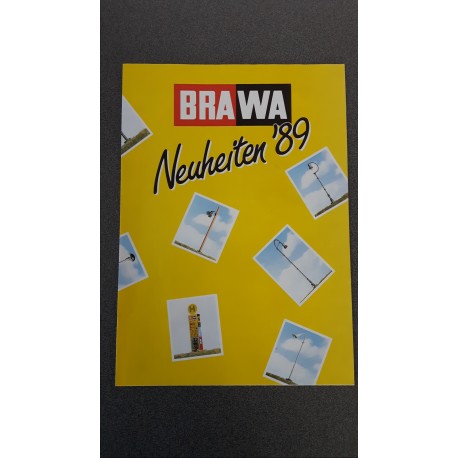 Brawa folders - flyers - informatie - Neuheiten '89