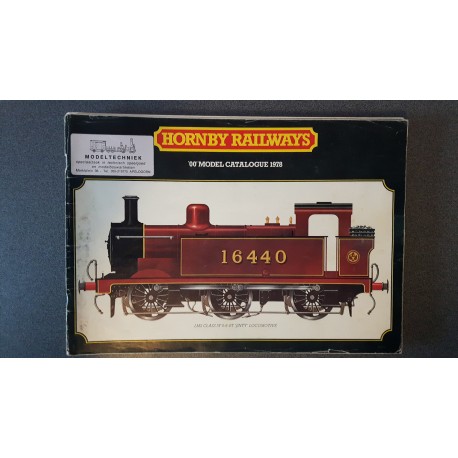 Hornby folders - flyers - informatie - 'OO' Model Catalogue 1978