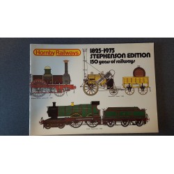 Hornby folders - flyers - informatie - 1825-1975 Stephenson Edition 150 years of Railways