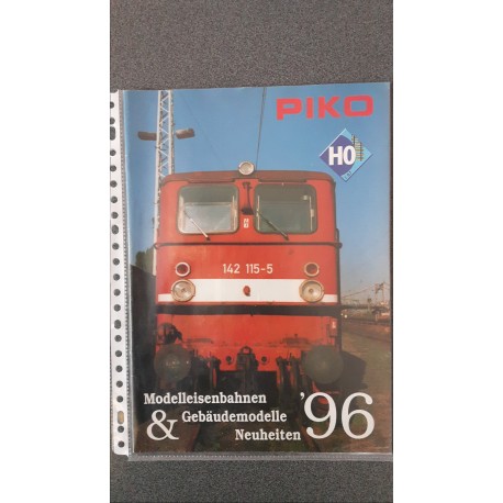 Piko folders - flyers - informatie - Neuheiten '96 Modelleisenbahnen & Gebäudemodelle