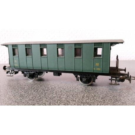 Rivarossi - Personenwagon 3e Klasse C351 F.N.M.