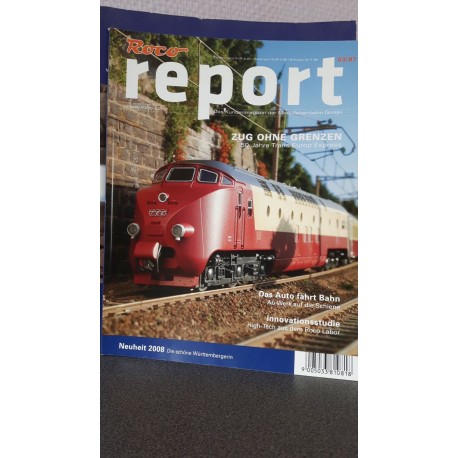 Roco Report 03/07 Zug ohne grenzen Neuheit 2008 Duitstalig 84 Bladzijden
