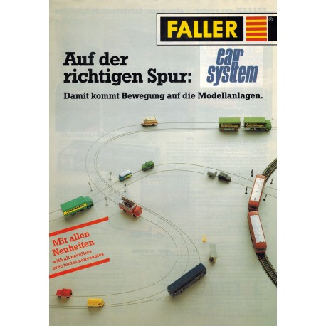 Faller folder Car system Auf der richtigen Spur: