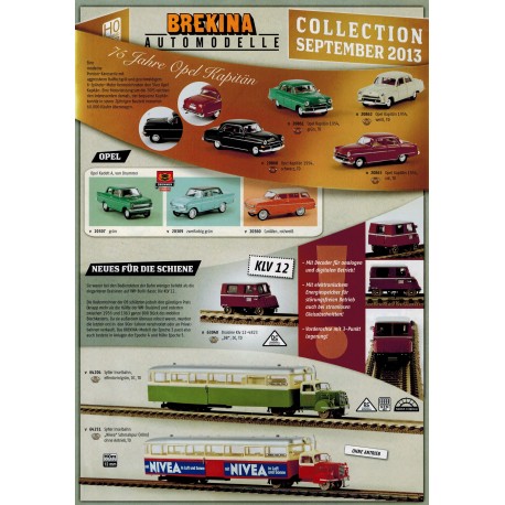 Brekina Brochure - folder September 2013