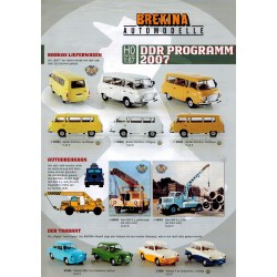 Brekina Brochure - folder DDR Program 2007