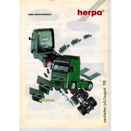 Herpa Flyer Miniturmodelle Neuheiten Juli/August '98