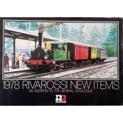 Rivarossi Catalogus 1978 New Items a additional to the general Catalogue