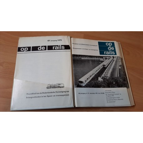Op de rails 1975 Compleet jaargang