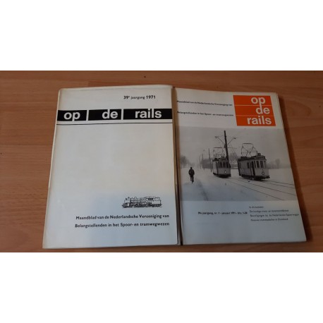 Op de rails 1971 Compleet jaargang
