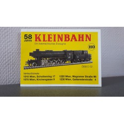 Kleinbahn folders - flyers - informatie - Catalogus 58 Jahre