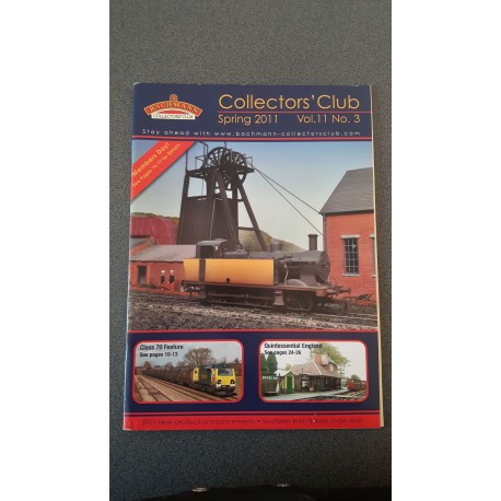 Bachmann catalogi Spring 2011 Collectors ' Club Vol. 11 No. 3