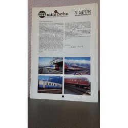 M Minibahn N-Spur informatieblad
