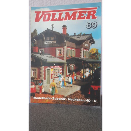 Vollmer Modelbahn-Zubehör . Neuheiten H0+N 1989