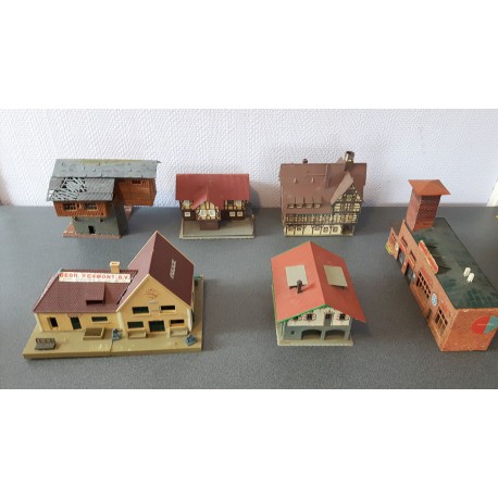 Spoor H0 scenery Gebouwen Lot III