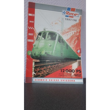 Roco 0-H0-Hoe catalogus 1997/98 Duits/Franstalig 24 Bladzijden