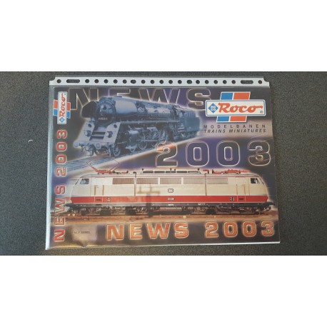 Roco folders - flyers - informatie - News 2003