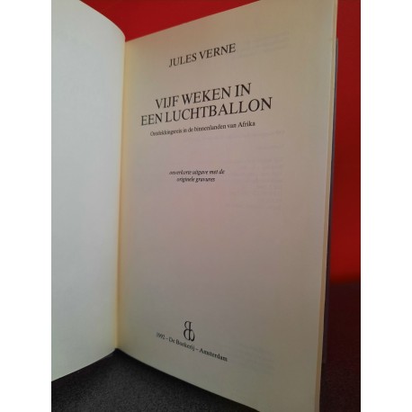 Vijf weken in een luchtballon - Jules Verne