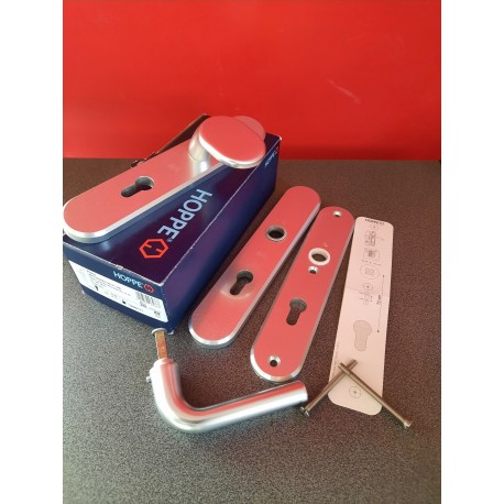 Hoppe Deurgarnituur aluminium Goedgekeurd NL: SKG, SKG3 Model Paris 86G/3236ZA/314/138L