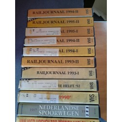 Spoorweg video's 20 stuks