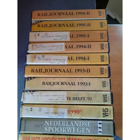 Spoorweg video's 20 stuks