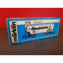 Märklin H0 4680 Goederenwagen DR Met remmershuisje Schnabenbräu