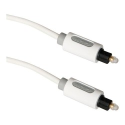 ICIDU Audio Optical Cable 2m White. Connector 1: TOSLINK, Connector 2: TOSLINK, Cable material: fiber optic