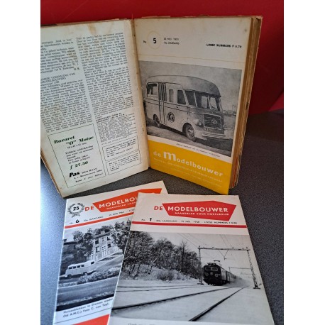De modelbouwer Maandblad voor modelbouw 1952 en 1957