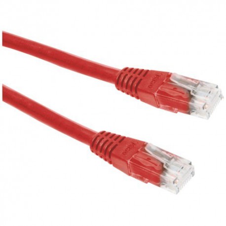 Netwerkkabel, RJ45 - RJ45, 0.5 m, Cat5e, Patch, Rood