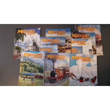 Meccano Magazin 11 nummers 1962