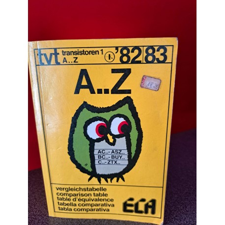 A..Z Transistoren 1 '82/83 Vergleichstabelle