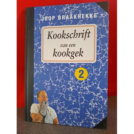 Kookschrift van een kookgek